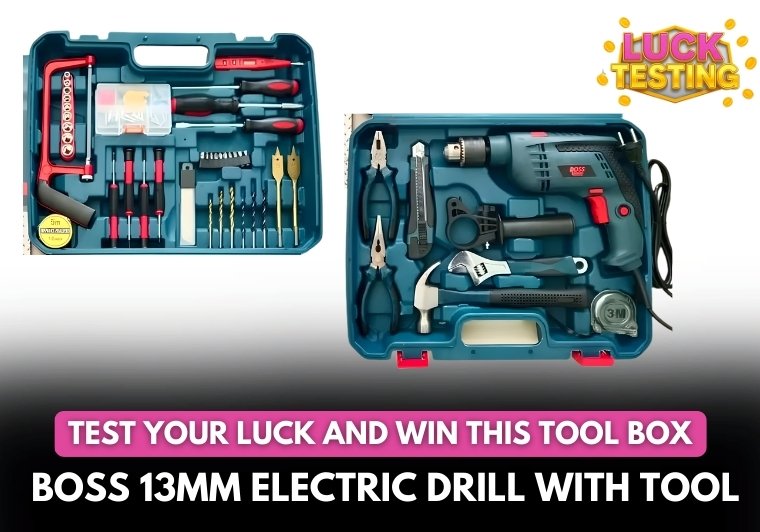 Boss 13mm Electric drill with tool